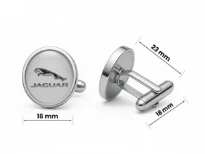 Jaguar Cufflinks For Men Sturdy Design Luxury Drift Edition
